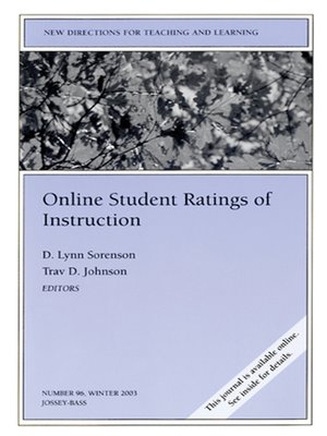 cover image of Online Student Ratings of Instruction